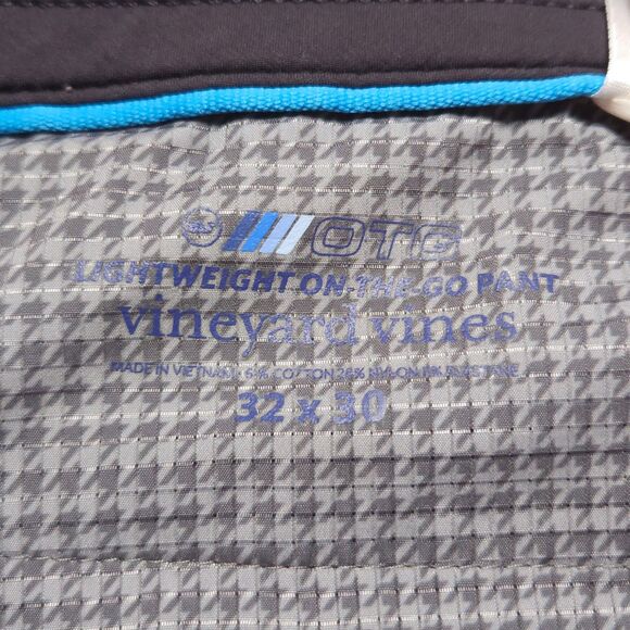 Vineyard Vines OTG Chino Pants Mens 32x30(29) Gray Lightweight On The Go - Picture 4 of 13